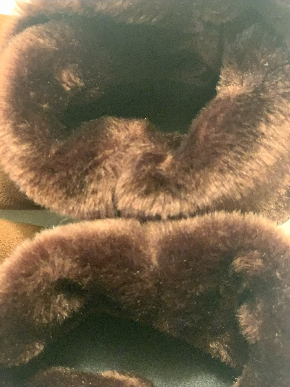 Dearfoams Women's Beth Faux Fur Folddown Booties - Picture 4 of 11